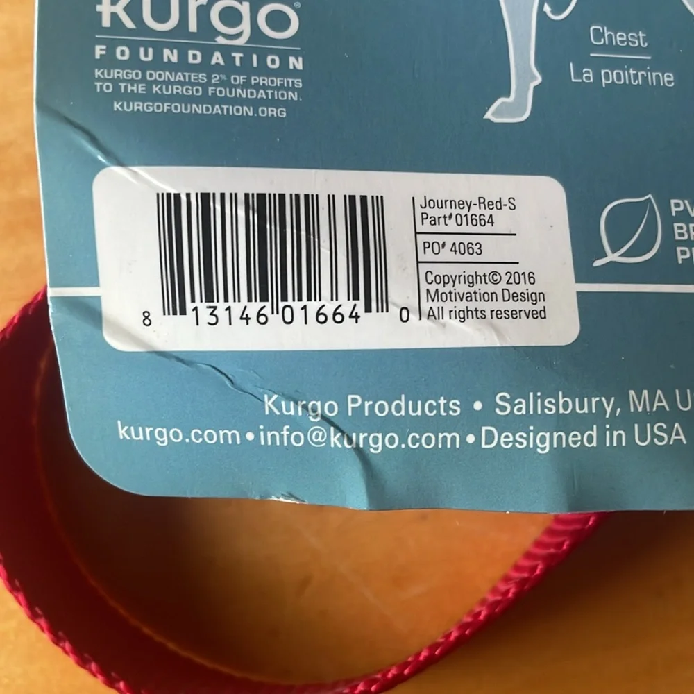 Kurgo Journey Harness small